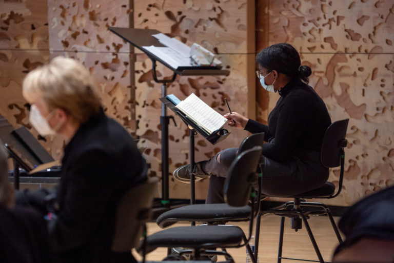 15/03/2021 Master-classe Marin Alsop. Photo E.Borde