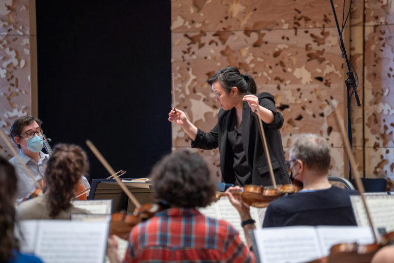 15/03/2021 Master-classe Marin Alsop. Photo E.Borde